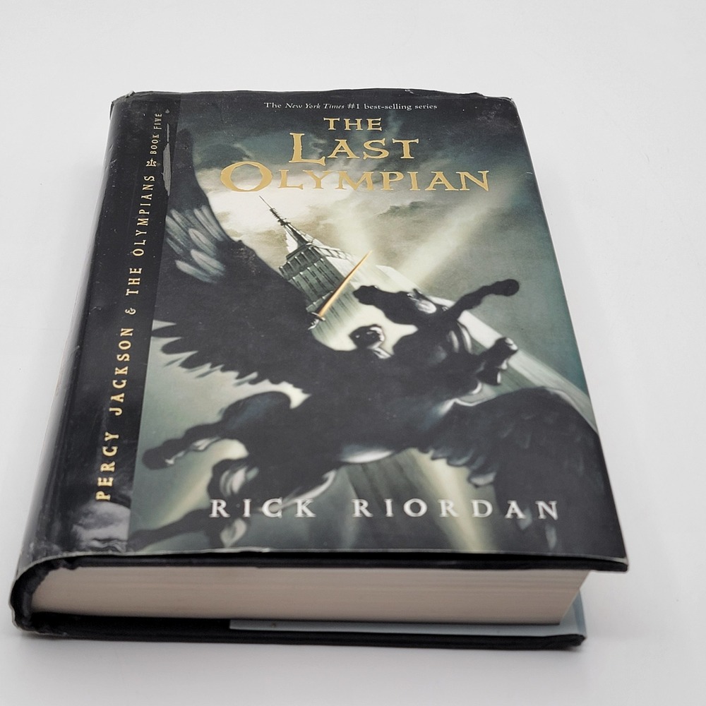 Rick Riordan The Last Olympian Hardcover 1st Edition Percy Jackson Book 5‎ Good